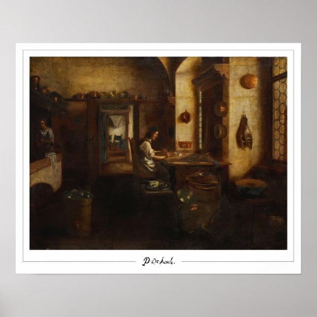 Poster de arte Pieter de Hooch Zedign #85 (Frente)