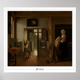 Poster de arte Pieter de Hooch Zedign #90