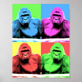 Poster de arte pop de Harambe
