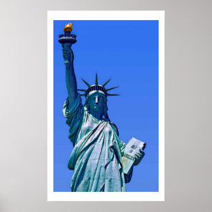 Poster de arte pop de la estatua de la libertad