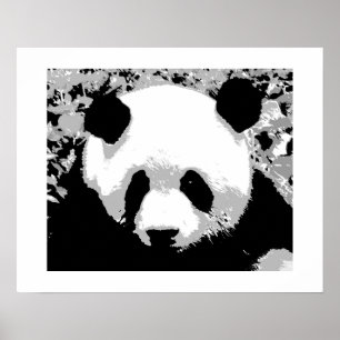 Póster de arte pop de panda - Impresiones de póste