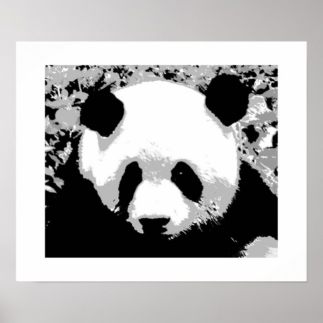Poster de arte pop de Panda - Posters de Panda (Frente)