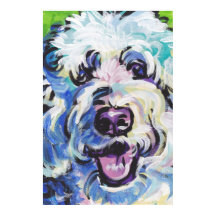 Poster de arte pop Doodle dorado