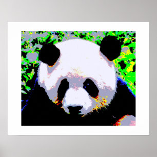 Póster de Arte Pop Panda - Impresiones de Pósters