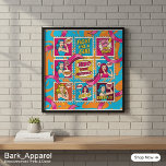 Póster de Arte Pop Power Rosa - Conciencia sobre e<br><div class="desc">Abraza el espíritu de empoderamiento con este vibrante póster de estilo pop art que presenta un collage de 9 sellos. Este diseño único celebra a las mujeres fuertes con frases empoderantes como "Lucha como una niña", "Poder rosa" y "¡Rómpelo!". Es una pieza perfecta de arte para pared para concienciar sobre...</div>