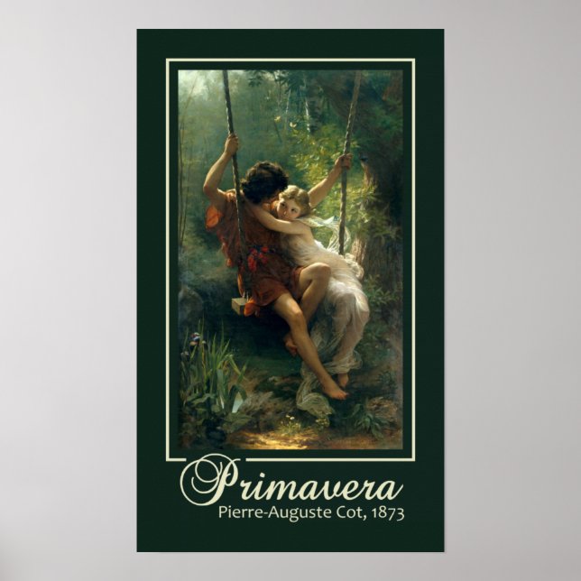 Poster de arte "Primavera" de Cot (Frente)