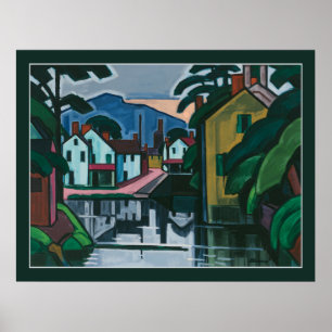 poster de arte "Puerto del Canal Antiguo"