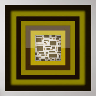 Poster de arte retro