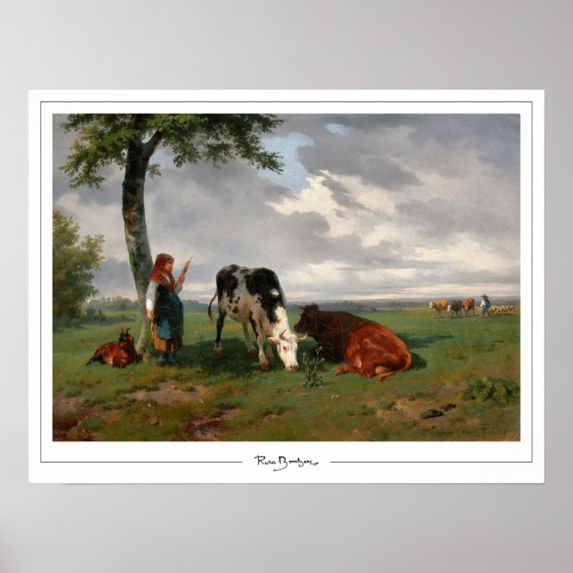 Poster de arte Rosa Bonheur Zedign #166 (Frente)