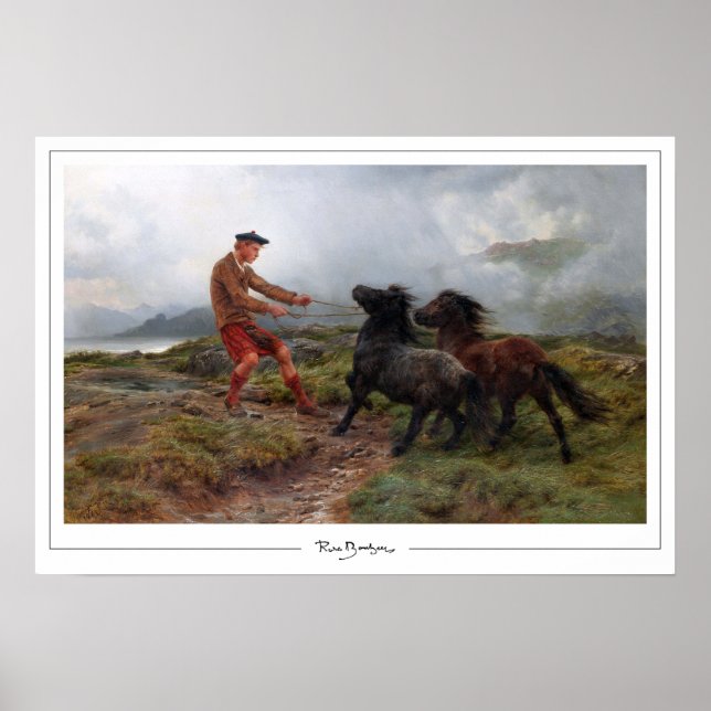 Poster de arte Rosa Bonheur Zedign #25 (Frente)