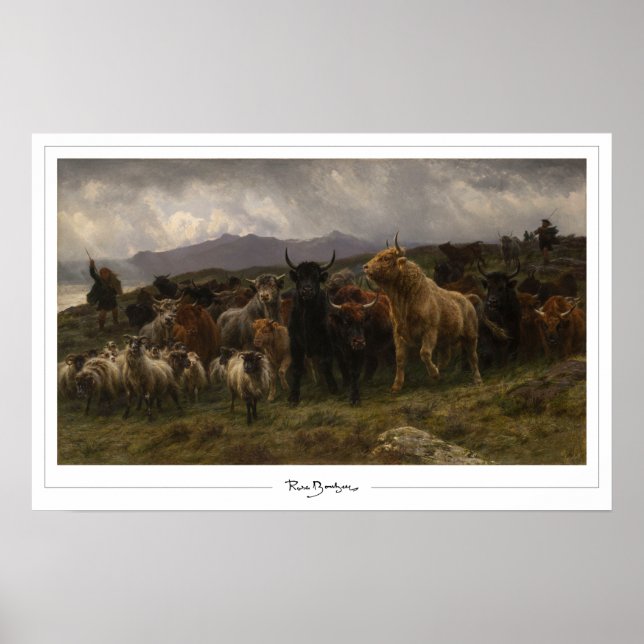 Poster de arte Rosa Bonheur Zedign #86 (Frente)