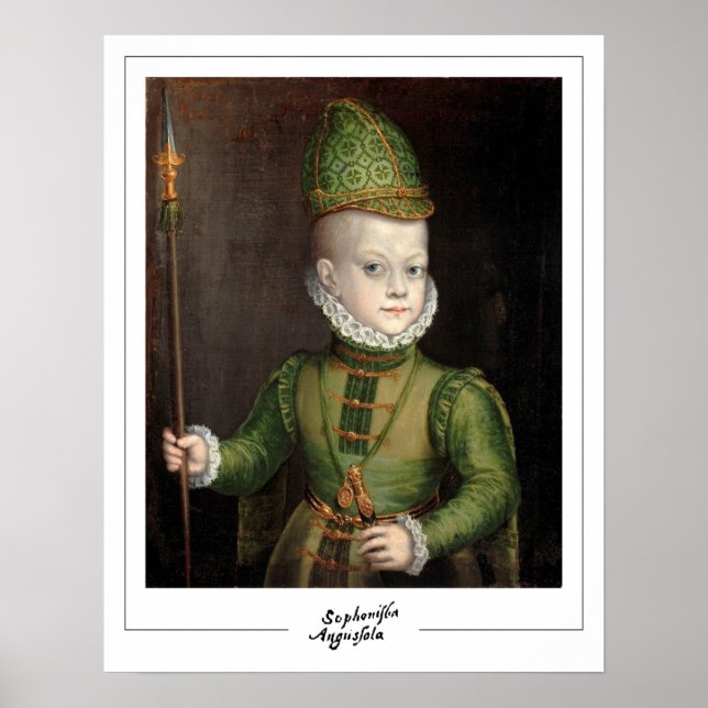 Poster de arte Sofonisba Anguissola Zedign #21 (Frente)