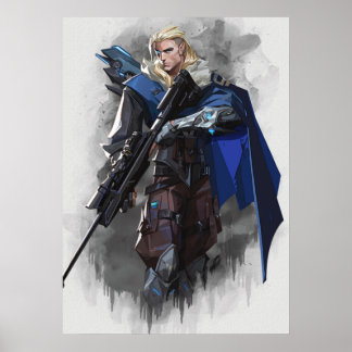 Poster de arte Sova valorant