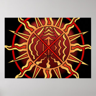 Poster de arte tribal Poster de impresión de arte
