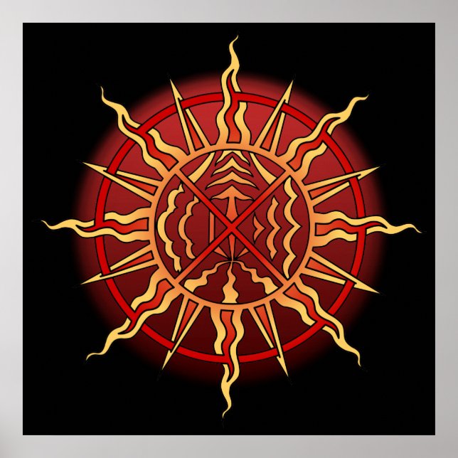 Poster de arte tribal Poster de impresión espiritu (Frente)