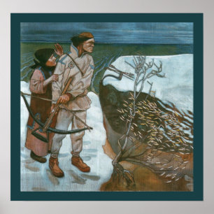 Poster de arte "Venganza" de Gallen-Kallela