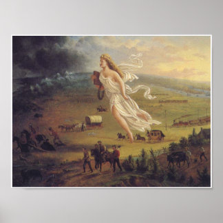 Poster de arte vintage de American Progress
