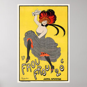 Póster de arte vintage Le Frou Frou - EnmarcadoSin