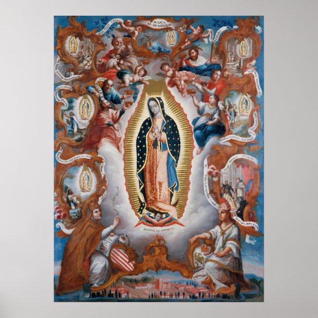 poster de arte "Virgen de Guadalupe" (Frente)