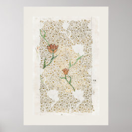 POSTER DE ARTE : WILLIAM MORRIS : GARDEN TULIP : 1