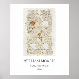 POSTER DE ARTE : WILLIAM MORRIS : GARDEN TULIP : 1