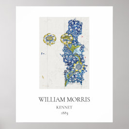 POSTER DE ARTE : WILLIAM MORRIS : KENNET : 1883