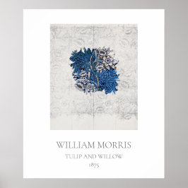 POSTER DE ARTE : WILLIAM MORRIS : TULIP + WILLOW 1