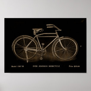 poster de Arte y Bicicleta de Viñeta de 1915