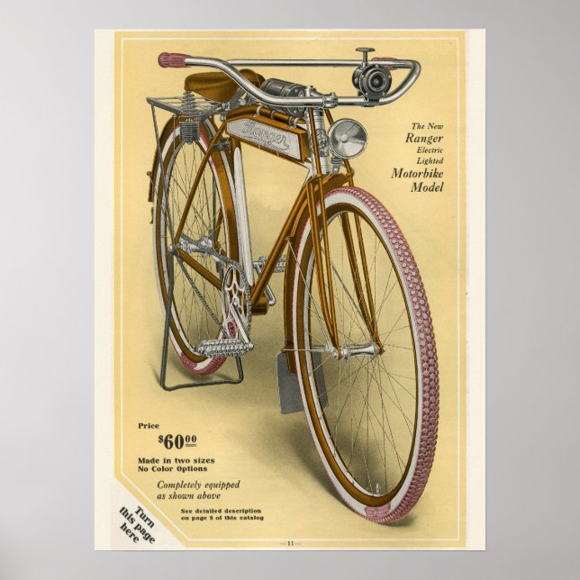 poster de Arte y Guardaparques De Bicicletas De 19 (Frente)