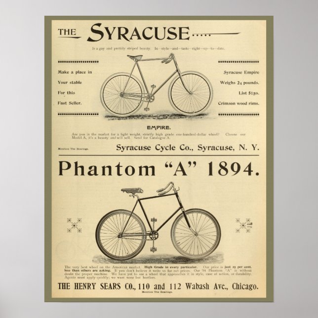 poster De Arte Y Publicidad De Phantom A 1894 (Frente)