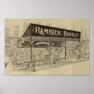 poster de Arte y Revista de Bicicletas Vintage de