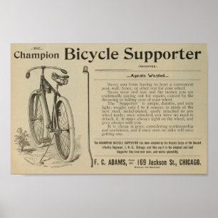 poster de Arte y Revista de Bicicletas Vintage de