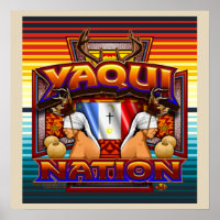 Poster de arte Yaqui Nation Deer Dancer