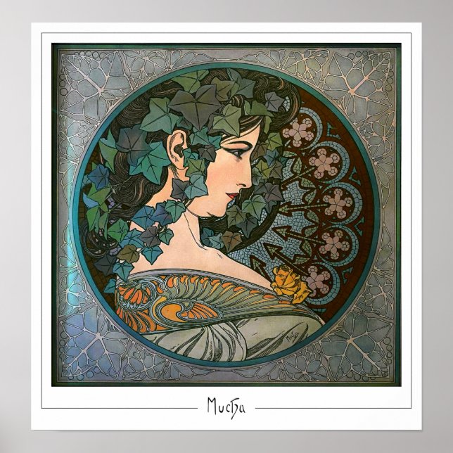 Póster de arte Zedign de Alphonse Mucha #370 (Frente)