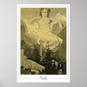 Póster de arte Zedign de Alphonse Mucha #404