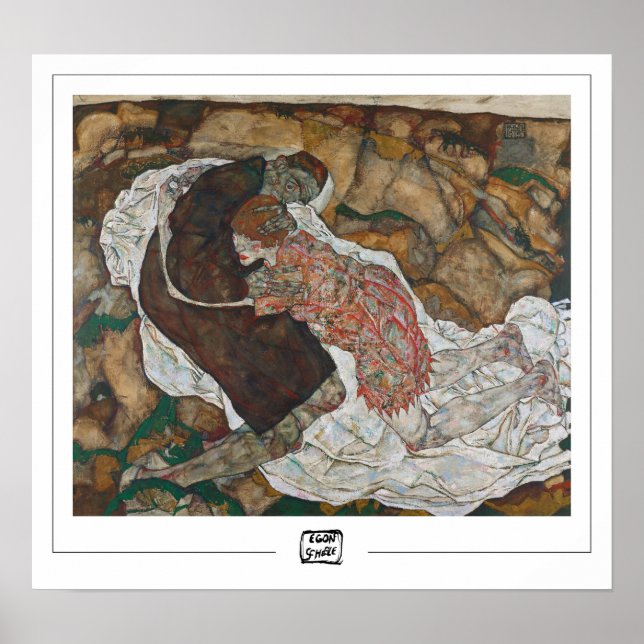 Póster de arte Zedign de Egon Schiele #7 (Frente)