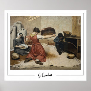 Póster de arte Zedign de Gustave Courbet #175-2
