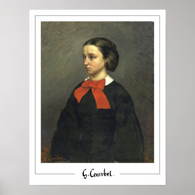 Póster de arte Zedign de Gustave Courbet #191-2 (Frente)