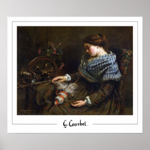 Póster de arte Zedign de Gustave Courbet #337-2