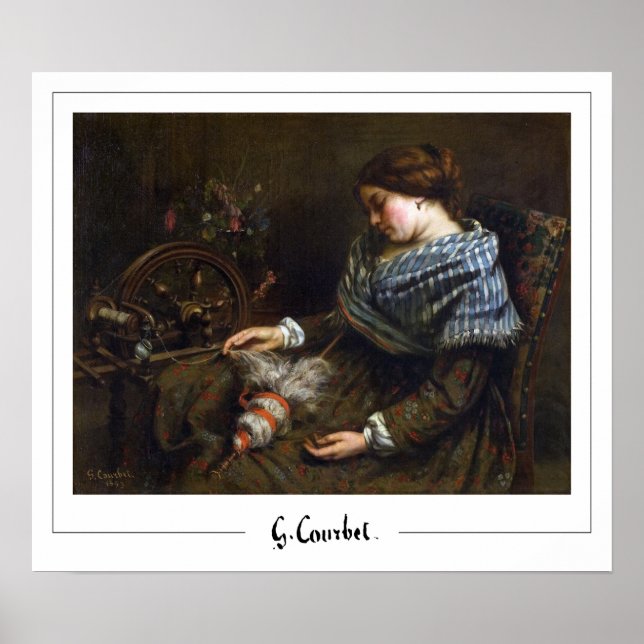 Póster de arte Zedign de Gustave Courbet #337-2 (Frente)