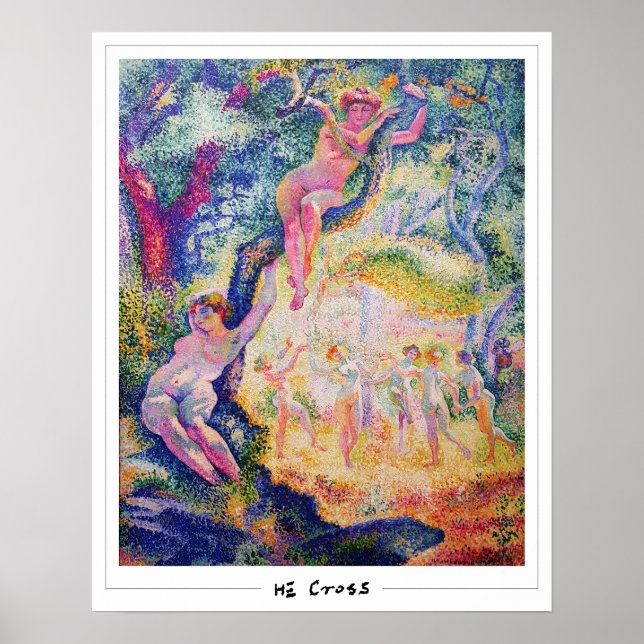 Póster de arte Zedign de Henri-Edmond Cross #2 (Frente)