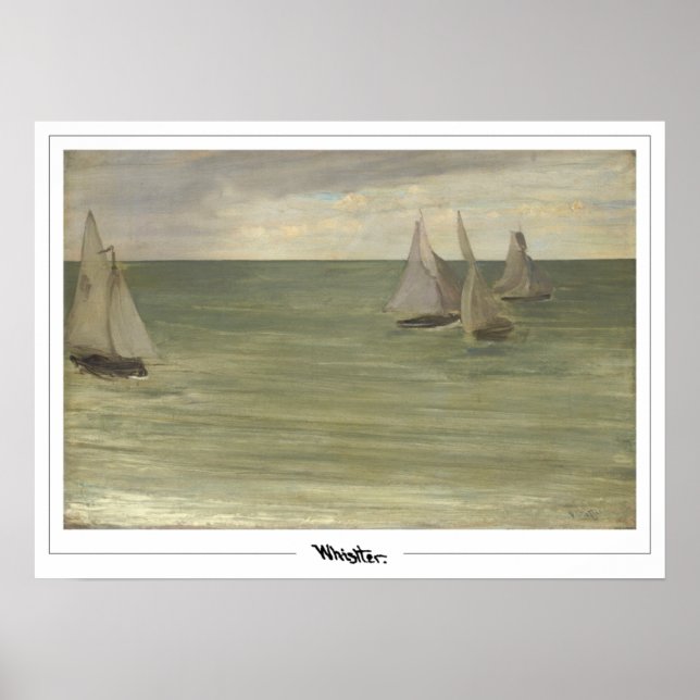 Póster de arte Zedign de James McNeill Whistler #2 (Frente)