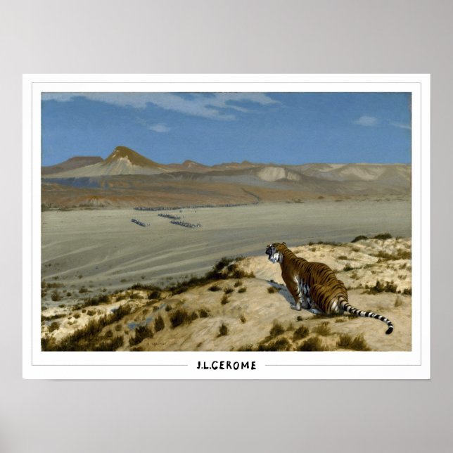 Póster de arte Zedign de Jean-Léon Gérôme #10 (Frente)