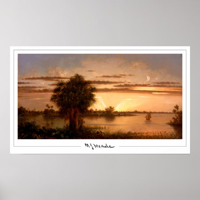 Póster de arte Zedign de Martin Johnson Heade #253 (Frente)