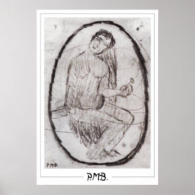 Póster de arte Zedign de Paula Modersohn-Becker #1 (Frente)