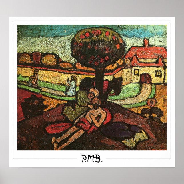 Póster de arte Zedign de Paula Modersohn-Becker #1 (Frente)