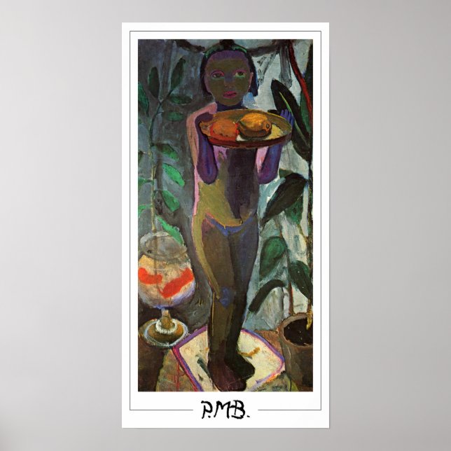 Póster de arte Zedign de Paula Modersohn-Becker #1 (Frente)
