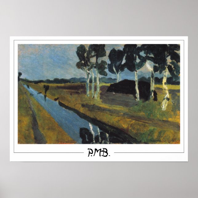 Póster de arte Zedign de Paula Modersohn-Becker #1 (Frente)