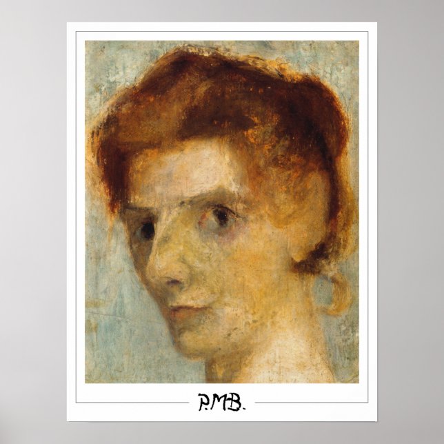 Póster de arte Zedign de Paula Modersohn-Becker #2 (Frente)