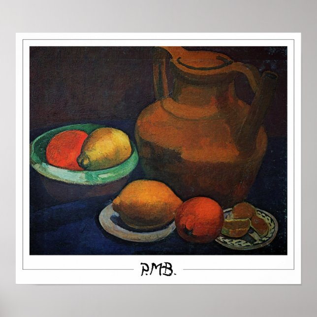 Póster de arte Zedign de Paula Modersohn-Becker #3 (Frente)